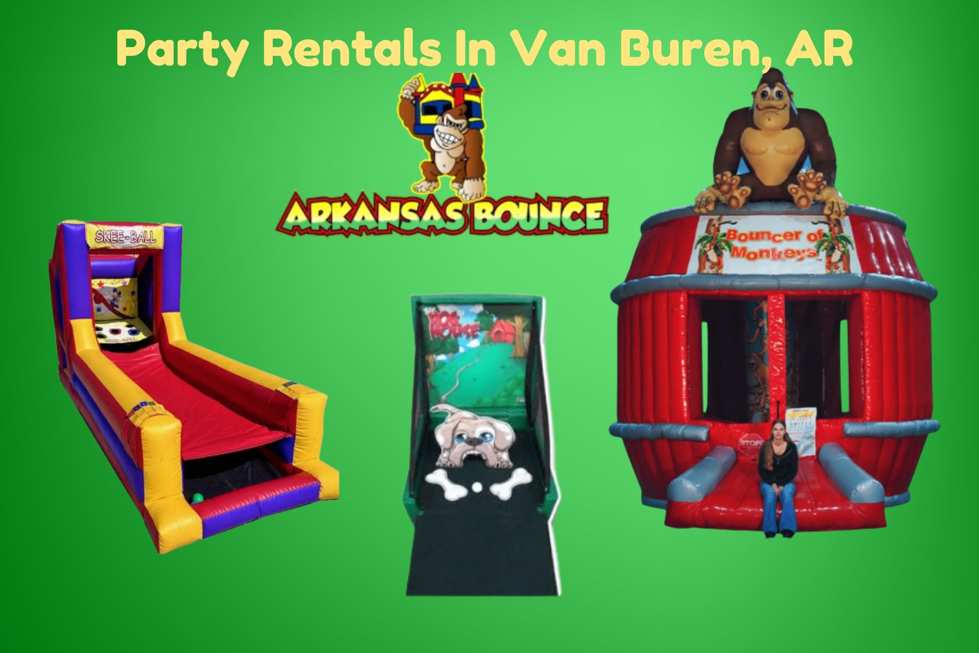 Party Rentals In Van Buren, AR